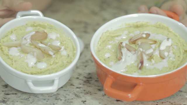 Escondidinho de abóbora e pinhão