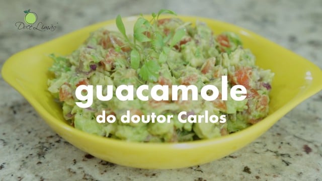 Guacamole do Dr. Carlos Navarro