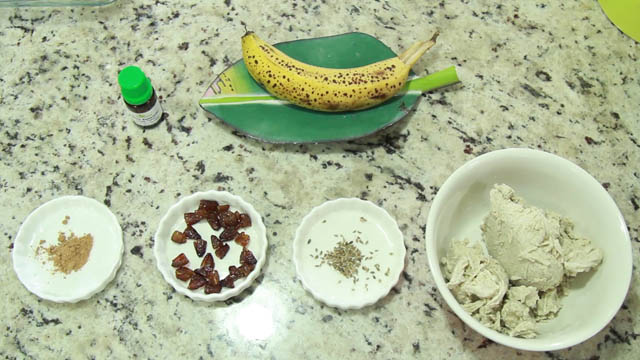 Ingredientes para cookie de sarraceno