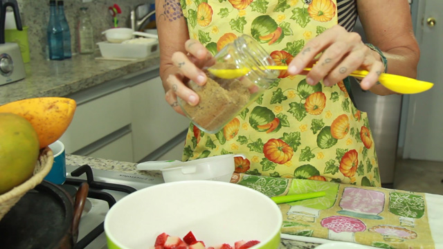 Uma pitada de açúcar mascavo