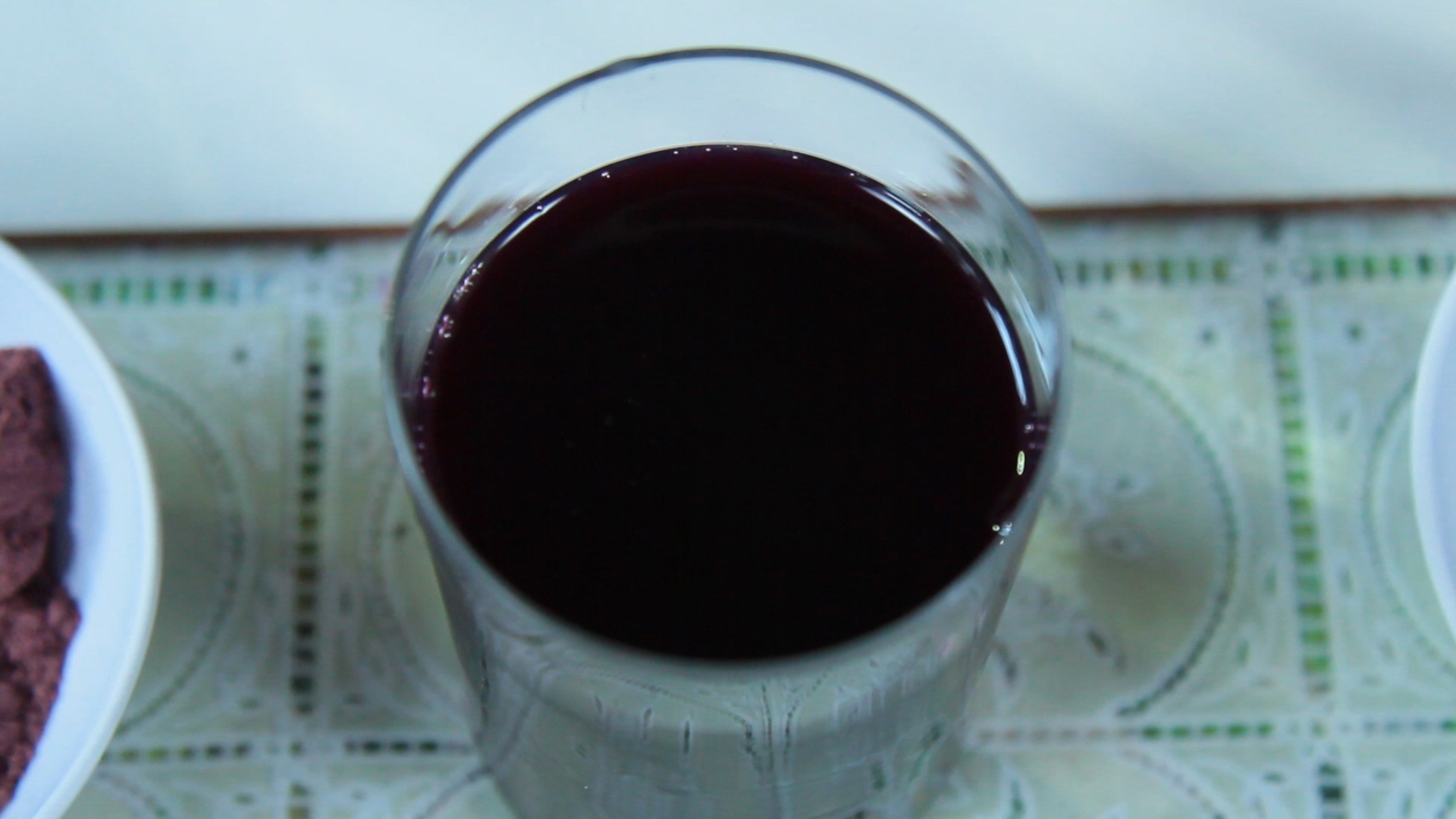 Suco de uva para sorvete vivo
